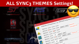 ForSCAN SYNC3 Theme Settings